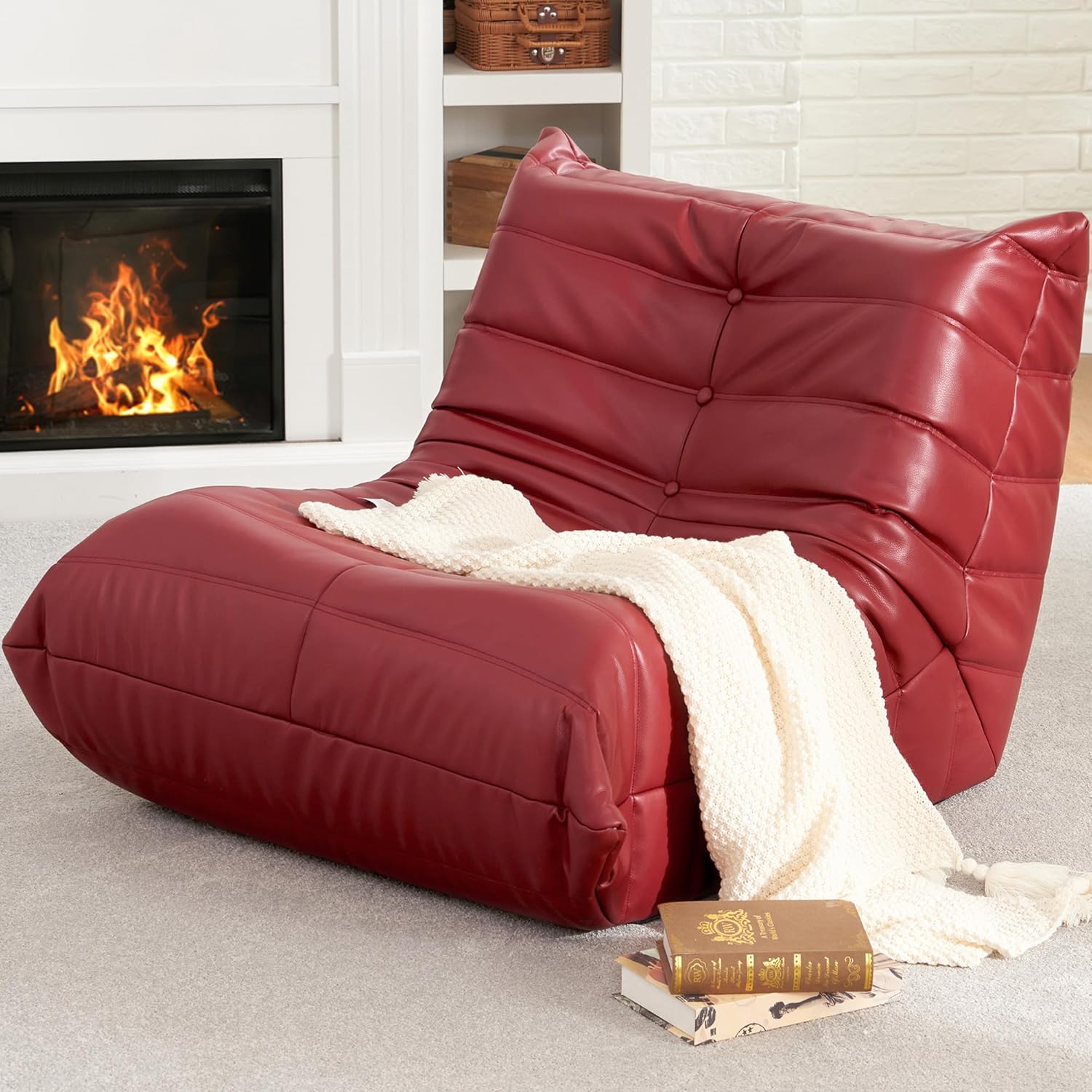Giant Bean Bag Chair Lazy Floor Sofa,