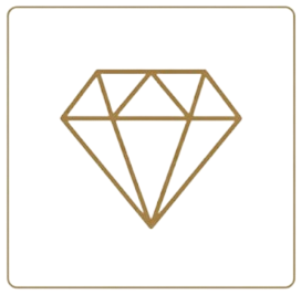 Diamond outline icon